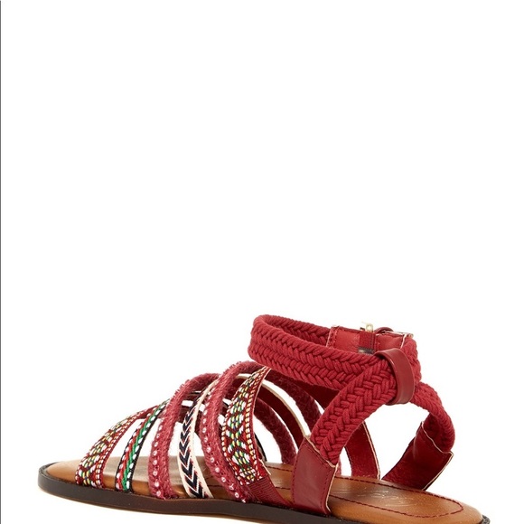 Mari A. Farren open toe canvas gladiator sandal - Picture 3 of 8